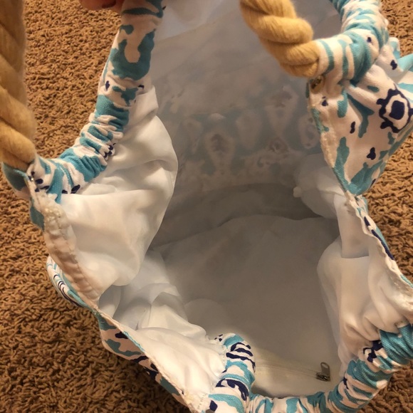 Blue Tote Bag - NWOT! - Picture 3 of 3